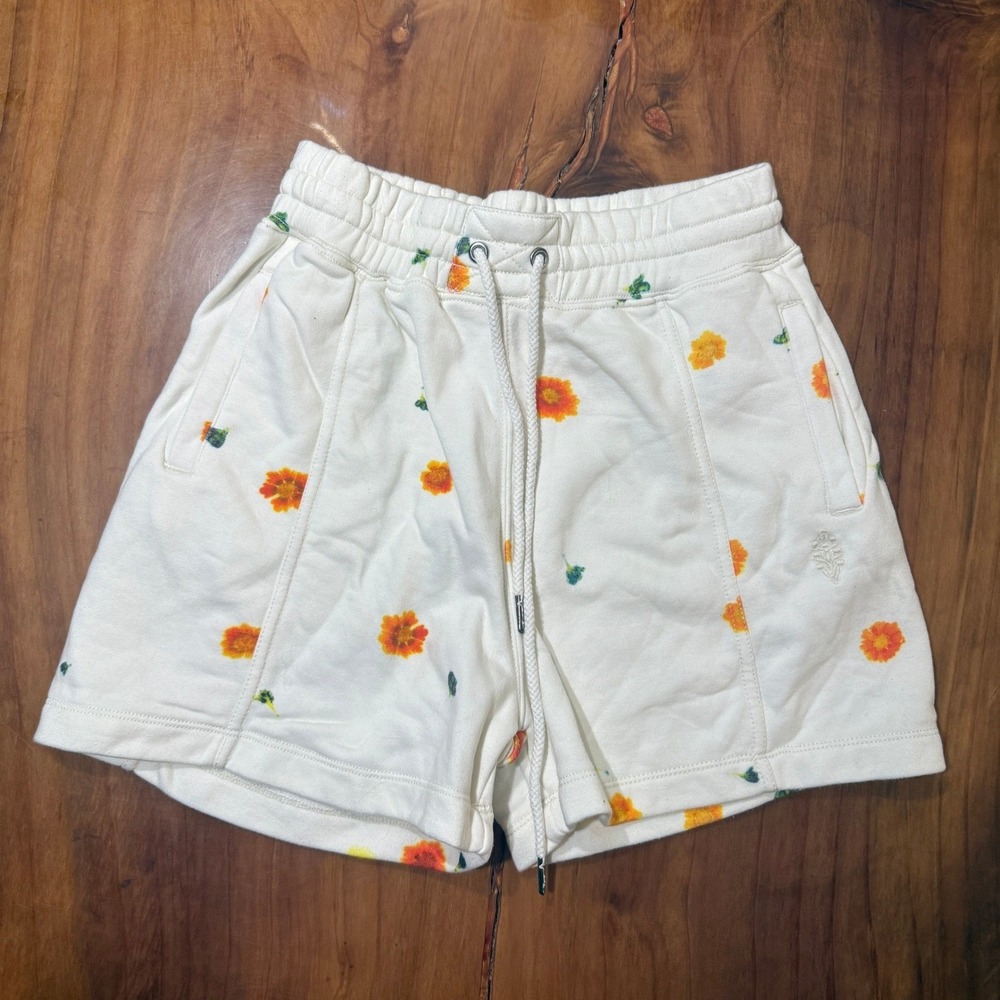 Free People Movement Women's Sweat Shorts XS Sprint to the finish floral H3-16